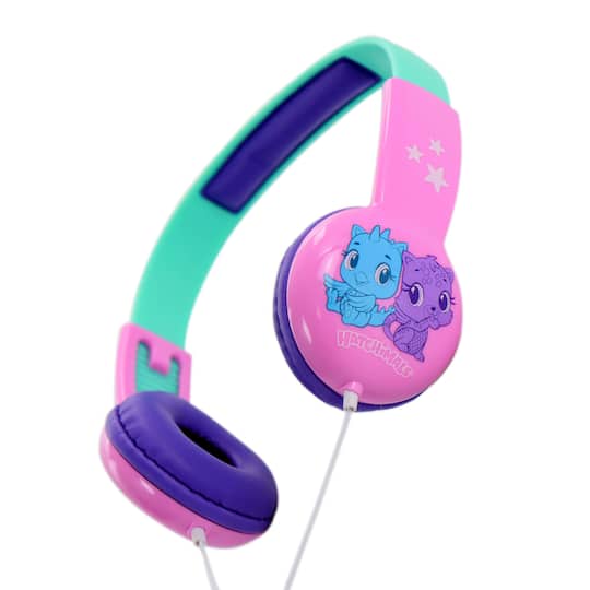 Hatchimals Pink & Blue Kid-Safe Headphones
